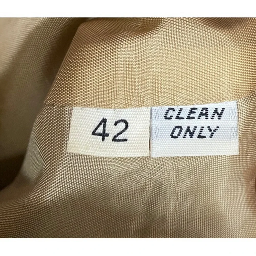 Angels Flight Men's 5 Button Beige‎ Vest Front Pockets Size 42